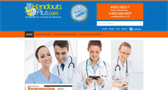 Desktop Screenshot of handoutsplus.com